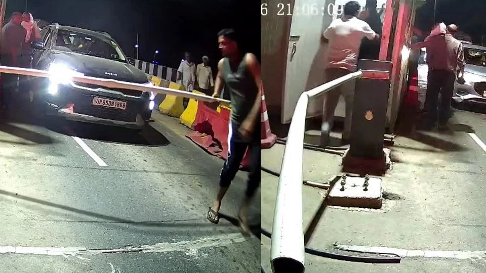 मथुरा: यमुना एक्सप्रेसवे N-01 टोल बूथ पर मारपीट, 20-25 वाहन बिना टोल निकले