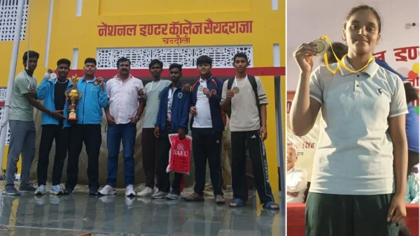 मिर्ज़ापुर: वुशू में मेरठ मंडल ओवरऑल चैंपियन, कुल 13 स्वर्ण पदक