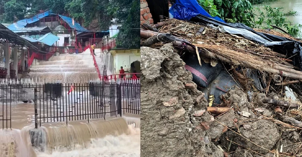 हरदोई: 48 घंटे से तेज बारिश से हालात खराब, जिले में तीन मौतें दर्ज