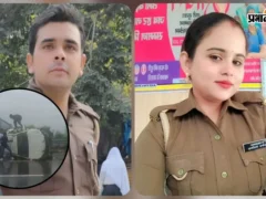 कन्नौज: सिपाही दंपति ने पलटी कार से 5 लोगों की जान बचाई