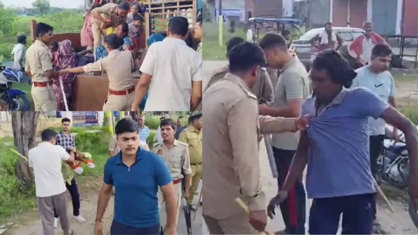 बुलंदशहर: गणेश विसर्जन के विवाद में पुलिस का लाठीचार्ज, दो FIR दर्ज