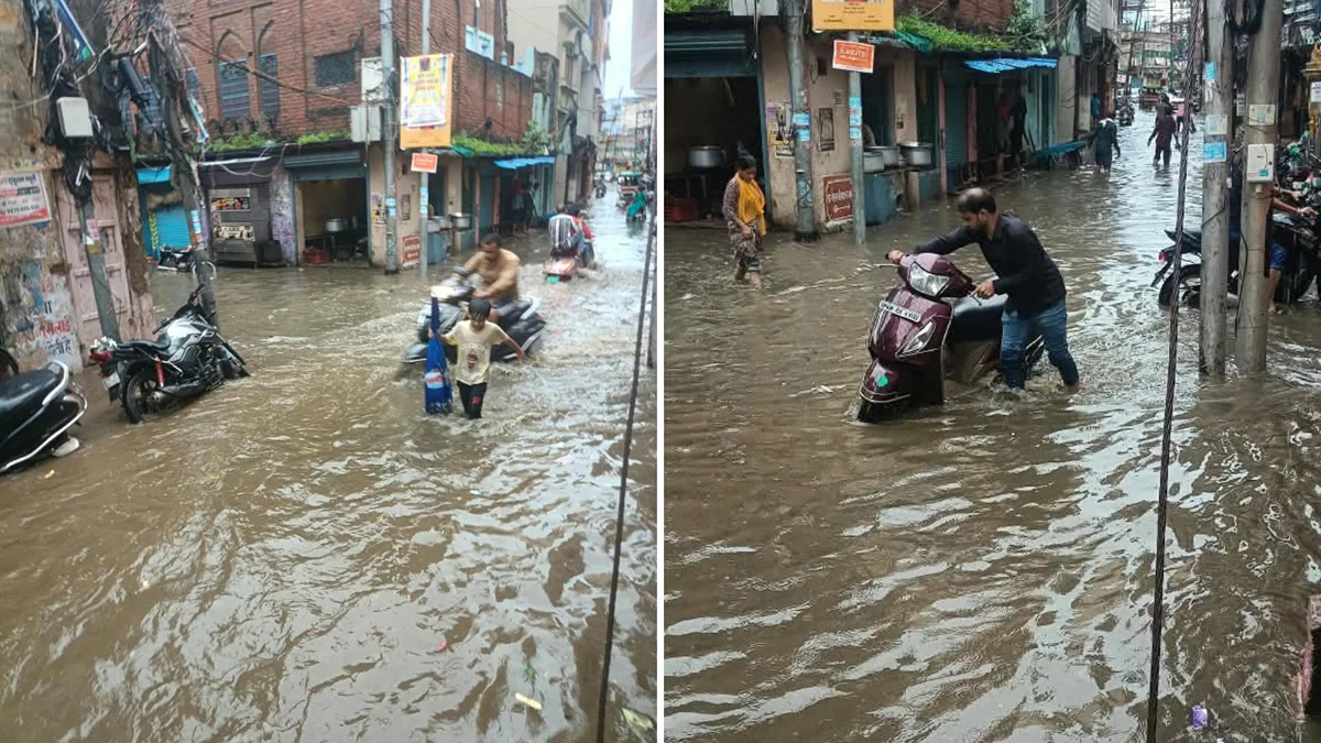 वाराणसी: चक्रवाती तूफान से 10 से अधिक जगह पेड़ गिरे, 50 मिमी बारिश