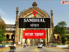 संभल: लेखपाल कॉलोनी में कार ने पोल तोड़ा, कॉलोनी की बिजली गुल