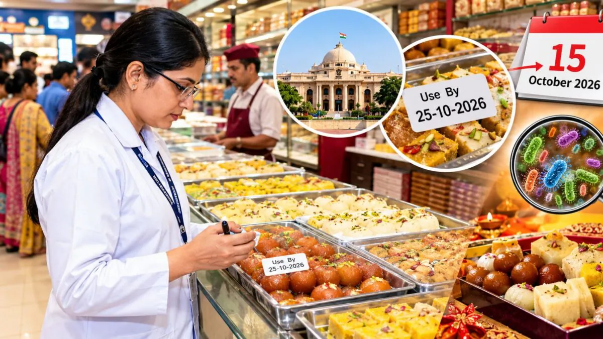 लखनऊ: 15 अक्टूबर से खुली मिठाइयों पर ‘उपयोग की अंतिम तिथि’ लिखना अनिवार्य