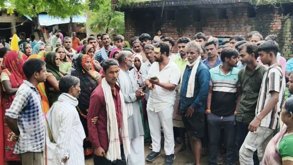 रायबरेली: अमरोहा में मृत विकास के परिजनों ने पांच घंटे हंगामा, अंतिम संस्कार रोका