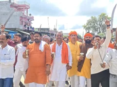 सिद्धार्थनगर: शौर्य जागरण यात्रा पहुंची, सैकड़ों कार्यकर्ताओं का भव्य स्वागत