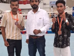 सिद्धार्थनगर: रतन सेन इंटर कॉलेज के दो खिलाड़ियों को 70वीं प्रदेशीय बॉक्सिंग में कांस्य