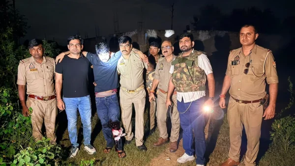 झांसी: पत्नी की हत्या के 26 दिन बाद मुठभेड़ में गिरफ्तार आरोपी, बाएं पैर में गोली लगी
