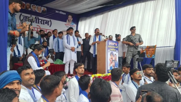 शामली: चंद्रशेखर बोले, नौ साल में सरकार ने जनता को कुछ नहीं दिया