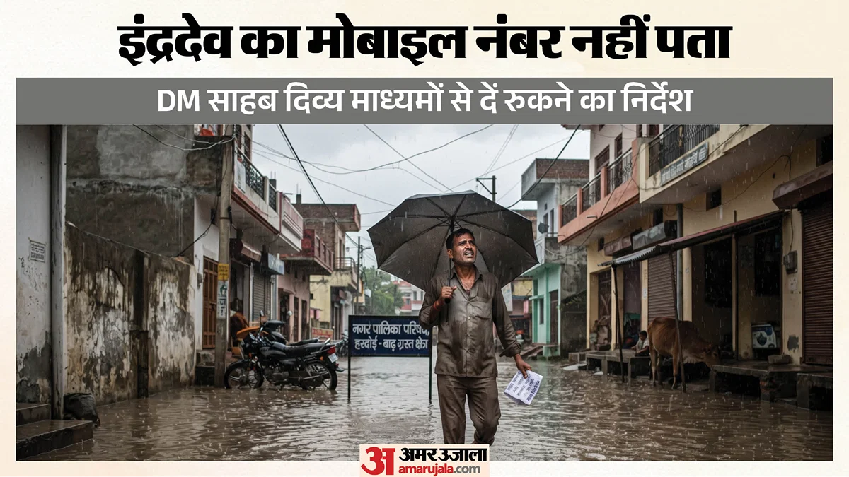 हरदोई: मूसलाधार बारिश से 7 मौतें, राज्य में कुल 56 लोगों की जान गई
