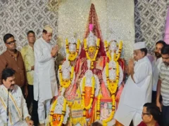 आगरा: डेढ़ सौ साल पुरानी श्रीरामलीला की शुरुआत, बारहदरी में मुकुट पूजन