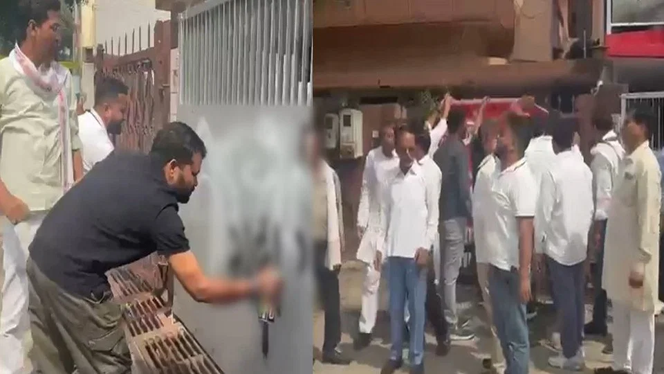 मथुरा: मुख्य चुनाव आयुक्त के आवास पर हिंसक प्रदर्शन, 27 पर मुकदमा दर्ज