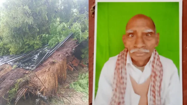 बाराबंकी: बारिश में पेड़-दीवार गिरने से तीन की मौत, 700 से अधिक गांव बिजली गुल