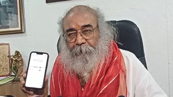 संभल: आचार्य प्रमोद कृष्णम को 2 ऑडियो कॉल में जान मारने की धमकी