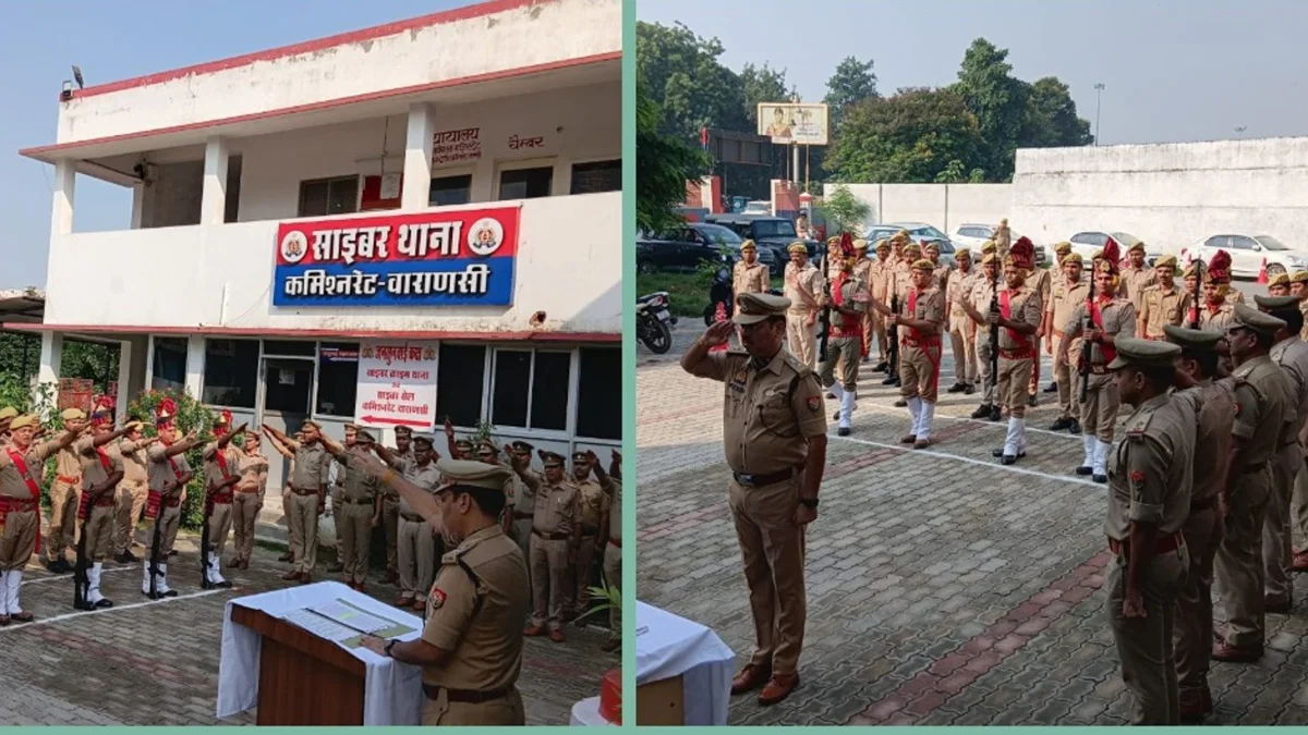 वाराणसी: गांधी-शास्त्री जयंती पर पुलिस व निगम ने स्वच्छता की शपथ