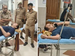 वाराणसी: रिवॉल्वर छीनी-झपटी में चली गोली, पुत्र प्रवीण के दाहिने हाथ में लगी, पिता गिरफ्तार