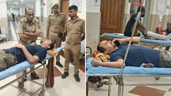 वाराणसी: रिवॉल्वर छीनी-झपटी में चली गोली, पुत्र प्रवीण के दाहिने हाथ में लगी, पिता गिरफ्तार
