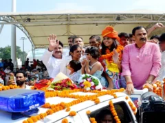 सहारनपुर: एशियाई स्वर्ण विजेता प्राची चौधरी का जोरदार स्वागत, अगला लक्ष्य वर्ल्ड क्वालीफाई