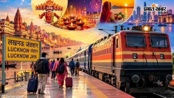 लखनऊ: दशहरा-दीपावली-छठ पर 18 स्पेशल ट्रेनें मंजूर, यात्रियों को राहत