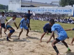 बदायूं: बुटला कॉलेज में कबड्डी में महाराणा प्रताप ने शिवाजी को 24-19 से हराया