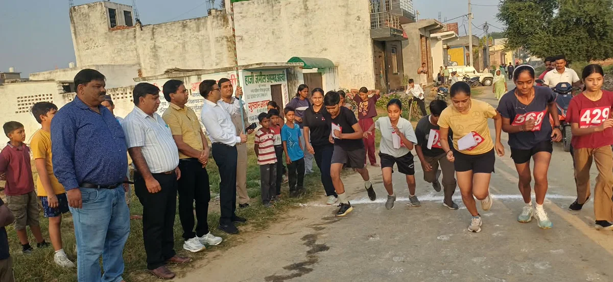 बुलंदशहर: गांधी जयंती पर क्रॉस कंट्री में 86 में निखिल-वर्षा विजेता