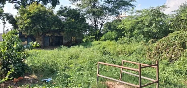 हाथरस: चंदपा का राजकीय पशु अस्पताल 30 साल से जर्जर, आधा हिस्सा ढह चुका