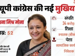 लखनऊ: कांग्रेस ने प्रदेश अध्यक्ष बदला, अजय राय हटे; अराधना मिश्रा नई प्रदेश अध्यक्ष
