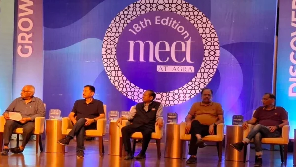 आगरा: मीट एट आगरा 2026 में 250 स्टॉल, पहली बार चाइनीज पवेलियन