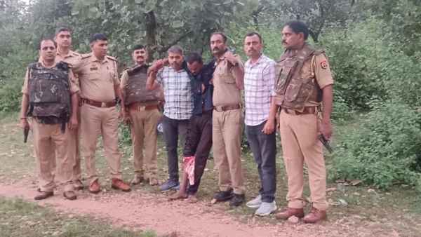ललितपुर: पांच वर्षीय मासूम से दुष्कर्म के आरोपी सुखपाल मुठभेड़ में गिरफ्तार, पैर में लगी गोली
