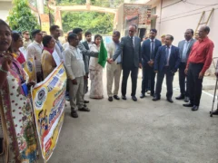 गाज़ियपुर: पॉक्सो एक्ट जागरूकता के लिए न्यायालय से प्रभात फेरी