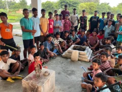 गाज़ियपुर: एशियन गेम्स फाइनल पर खिलाड़ियों‑परिवार ने मंदिर में भारतीय टीम की जीत की दुआ
