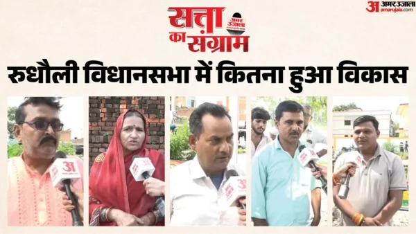 बस्ती रुधौली: जनता ने योगी सरकार को सराहा, स्थानीय विधायक पर नाराजगी जताई