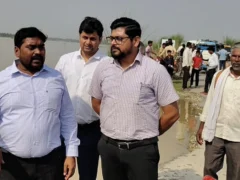 शाहजहांपुर: रामगंगा खतरे के निशान से 80 सेंटीमीटर ऊपर, कई गांव जलमग्न