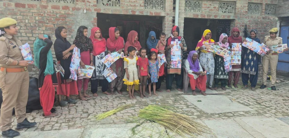 श्रावस्ती: मिशन शक्ति 5.0 में महिलाओं को पांच आपात हेल्पलाइन बताए गए