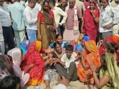 गाज़ीपुर: अज्ञात वाहन की टक्कर से राजमिस्त्री की मौत, तीन घंटे सड़क जाम