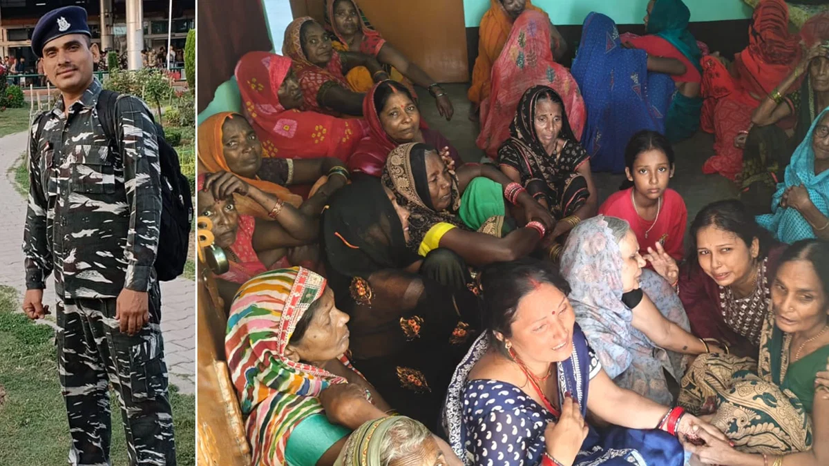 गाज़ीपुर: दो दिन की छुट्टी पर आए CRPF जवान की सड़क हादसे में मौत, 3 बच्चे अनाथ