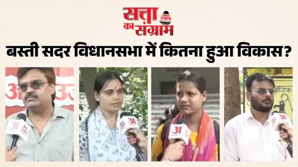 बस्ती: सदर में व्यापारी‑छात्राओं ने योगी सरकार के कामकाज का आकलन किया