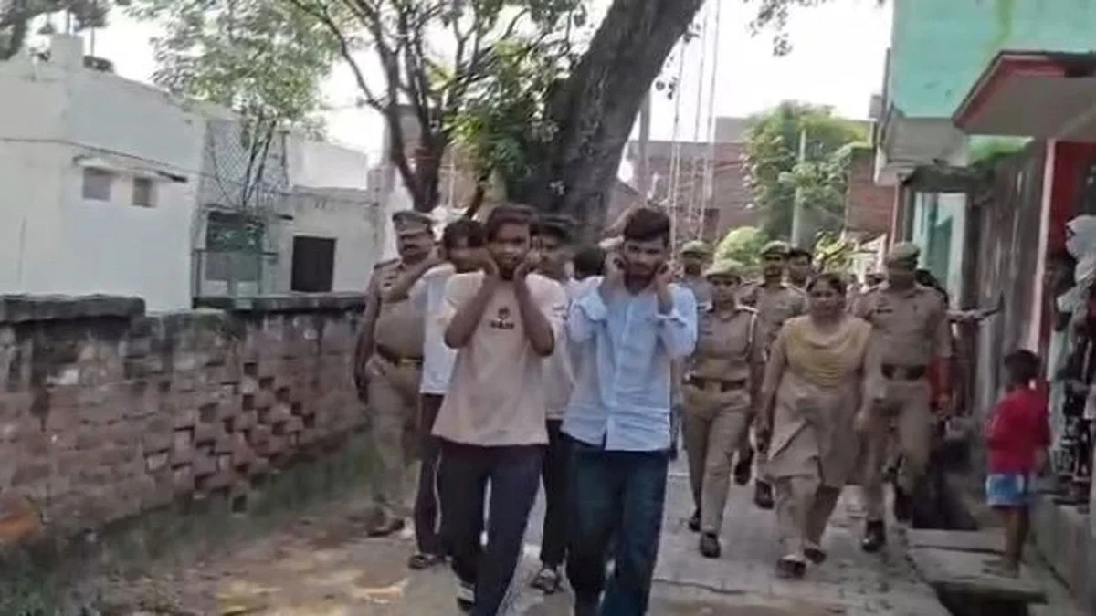 लखीमपुर खीरी: सार्वजनिक जगह पर अश्लील इशारे, छह युवक गिरफ्तार