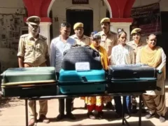 झांसी: उत्कल एक्सप्रेस से पकड़े गए 3 तस्कर, 63 किलो गांजा बरामद